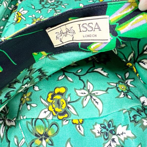 Vintage Y2K Issa London Silk Jersey Knit Halter Dress - Picture 5 of 10